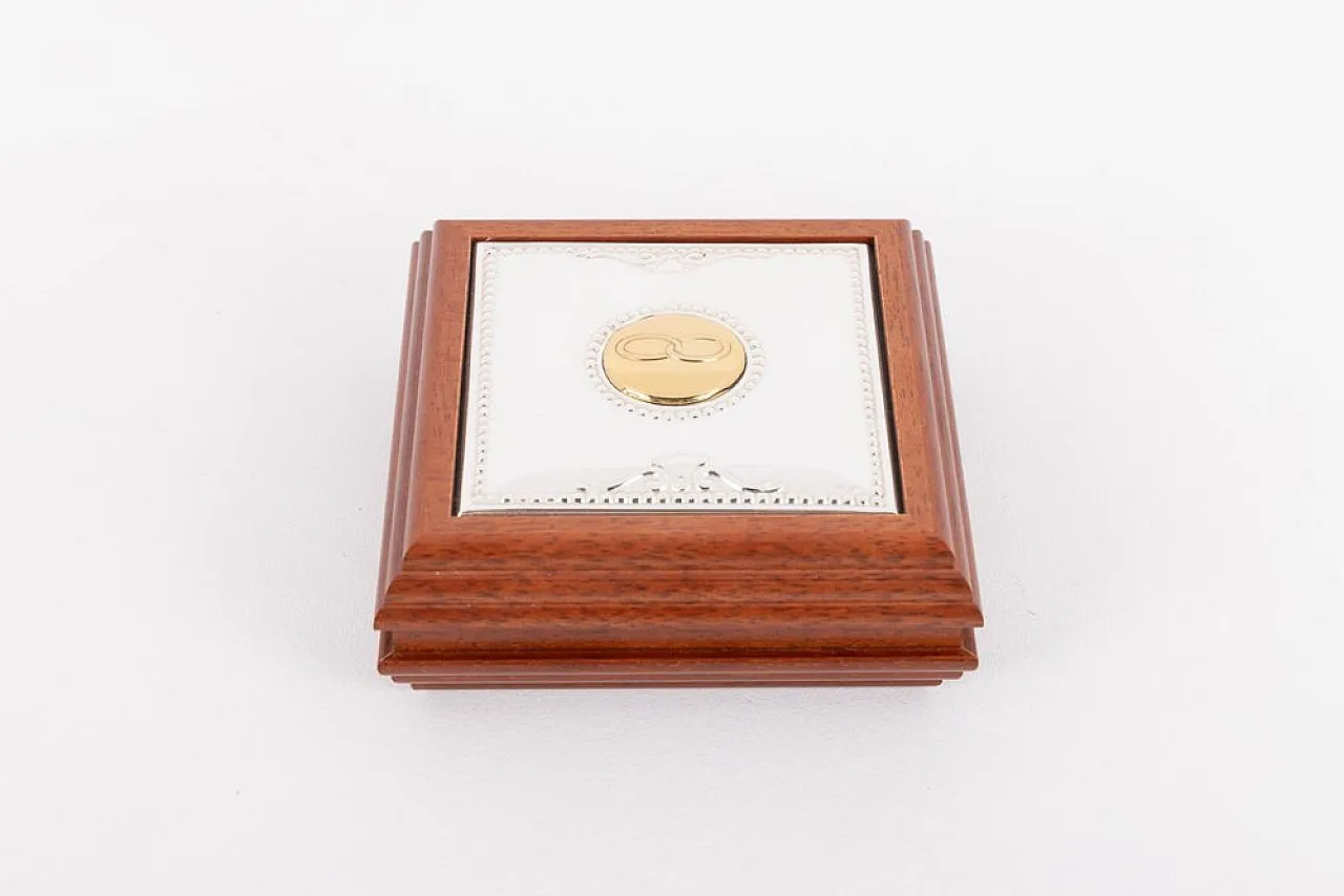 Silver jewelry box by Lilian Austin, 1990s 1