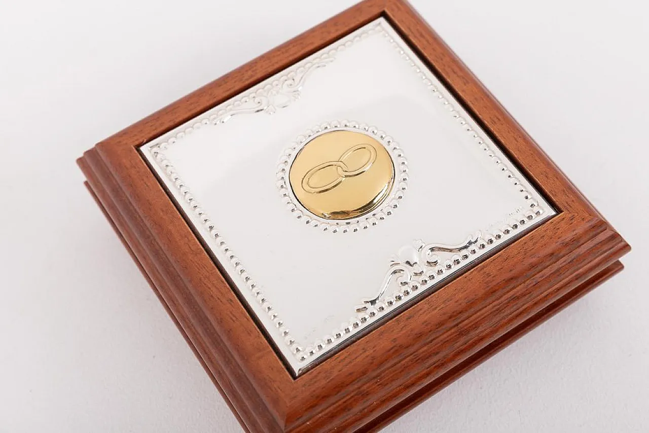 Silver jewelry box by Lilian Austin, 1990s 4