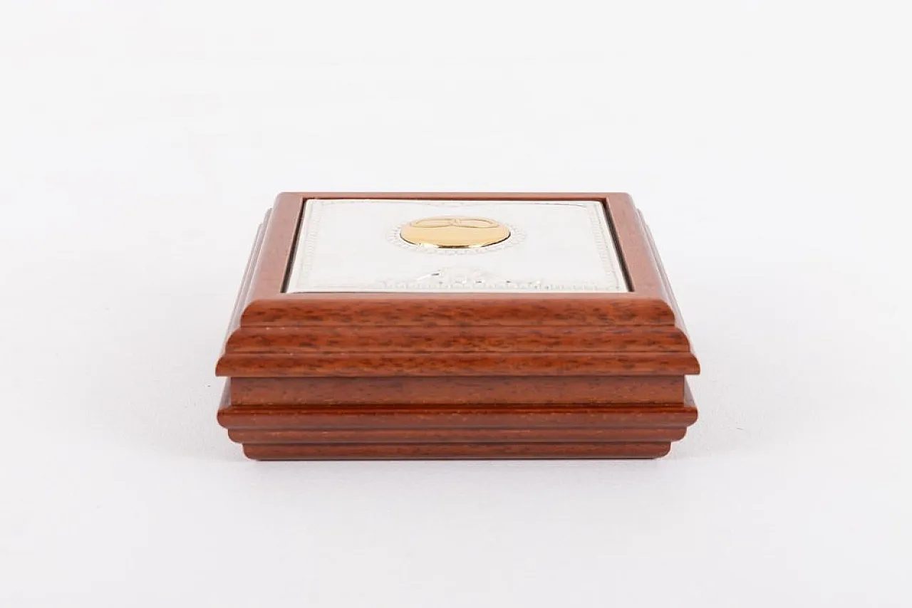 Silver jewelry box by Lilian Austin, 1990s 5