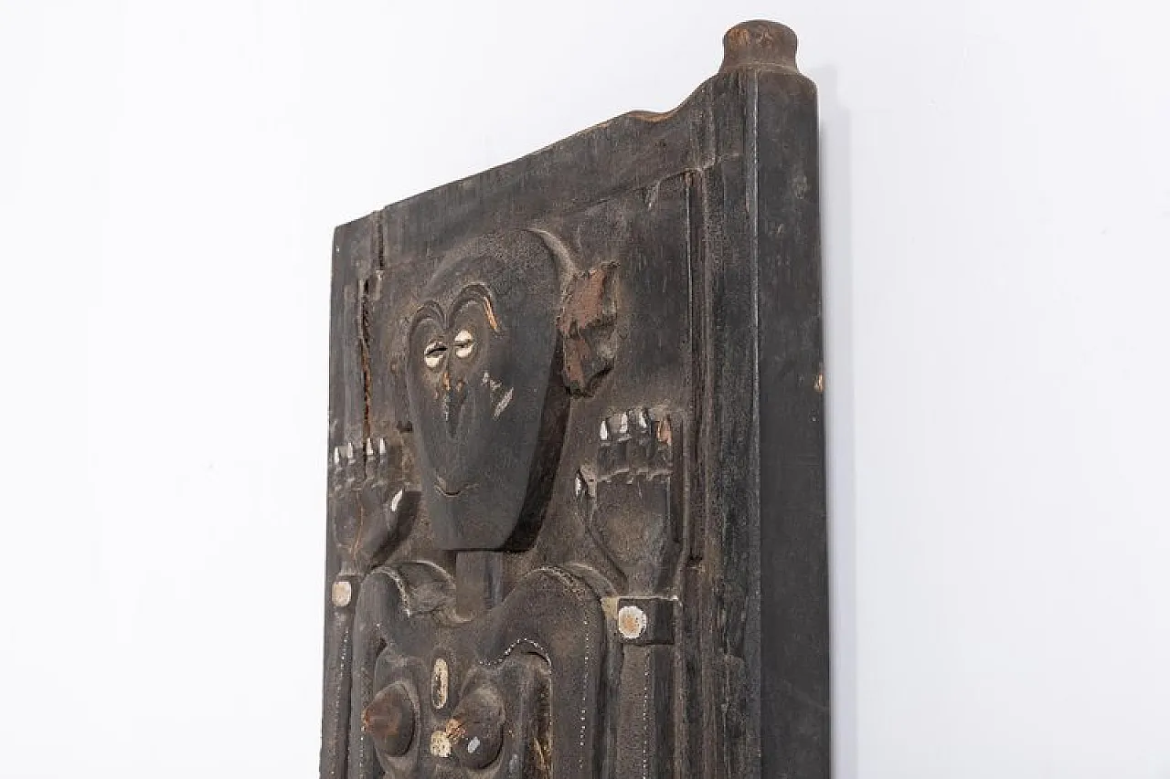 Pair of African art wood panels, mid-20th century 5