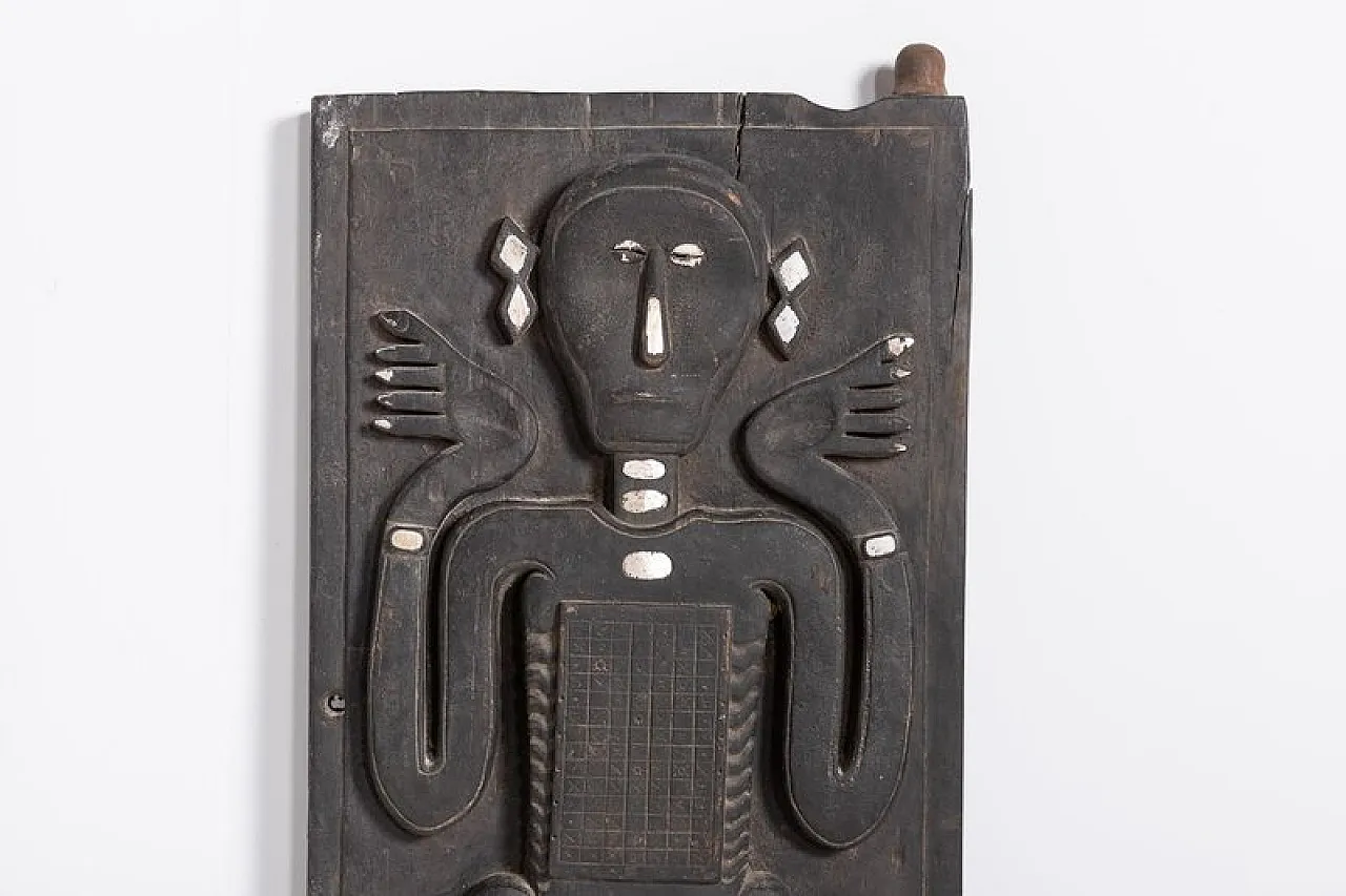 Pair of African art wood panels, mid-20th century 6