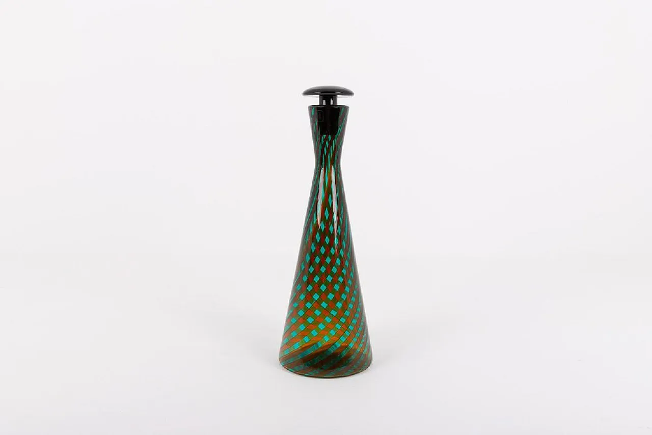 Murano glass decanter by VeArt, 1980s 1