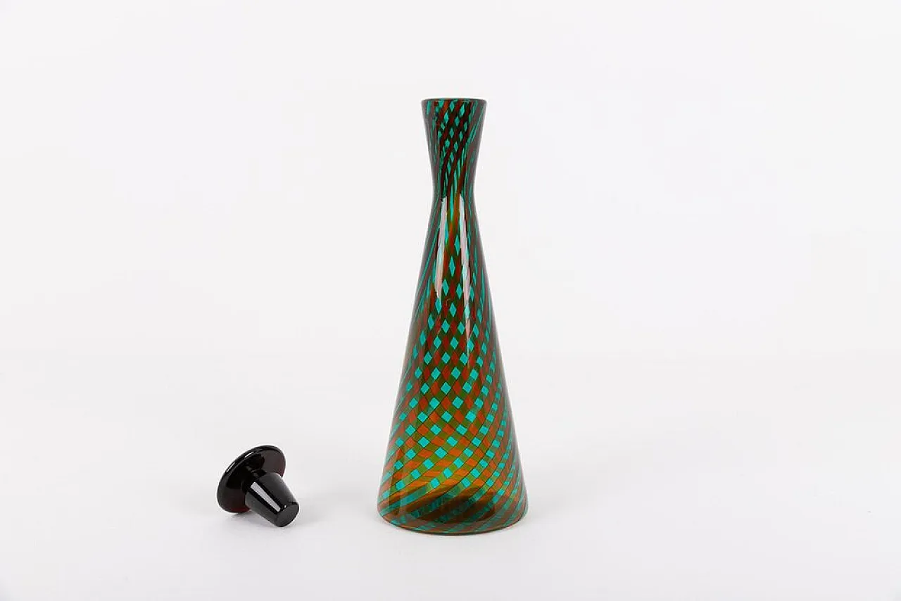 Murano glass decanter by VeArt, 1980s 2
