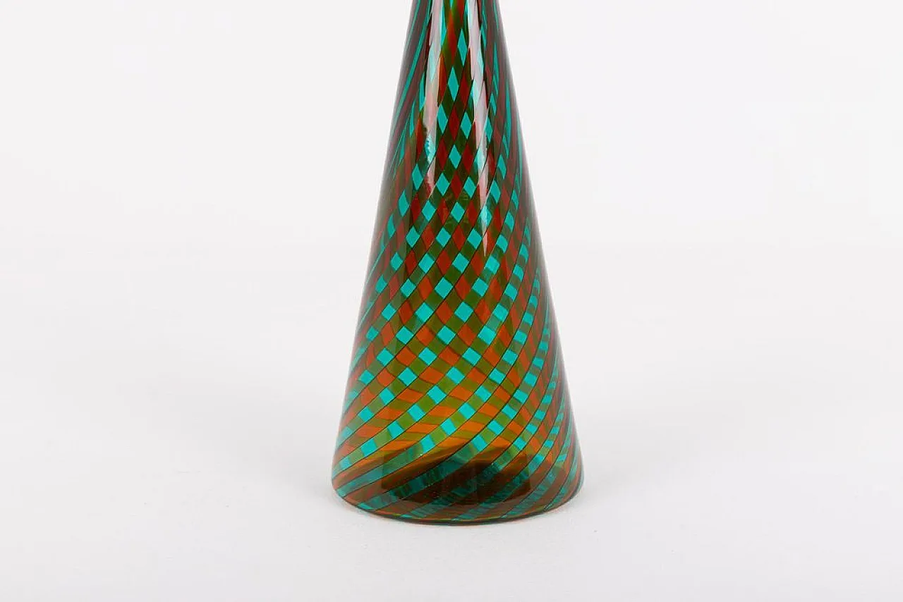 Murano glass decanter by VeArt, 1980s 3