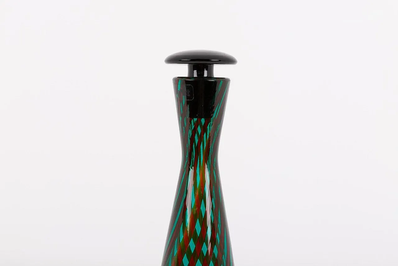 Murano glass decanter by VeArt, 1980s 4