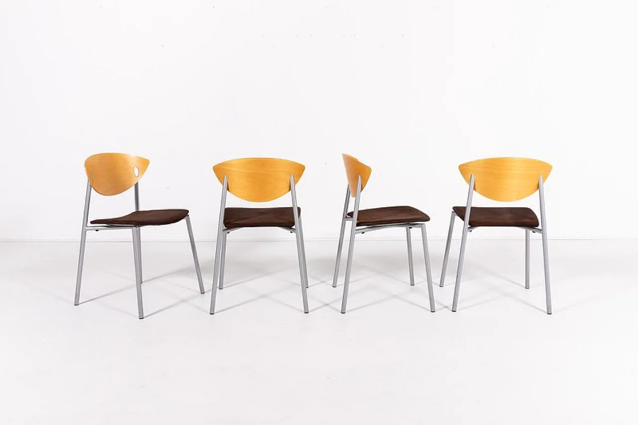 4 Must Chairs by S.Nielsen & T.Lassen for Randers+radius, 20ty century 2