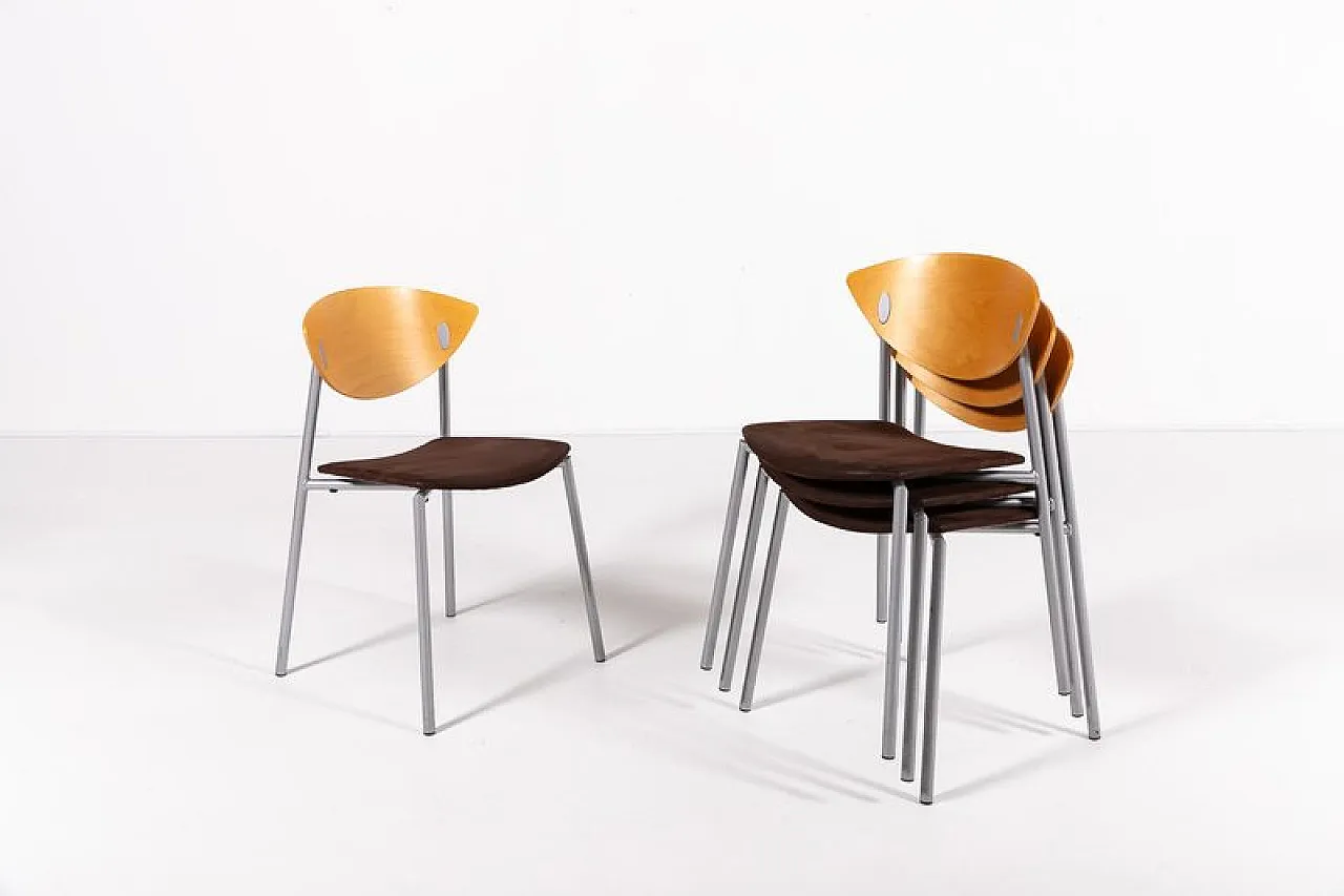 4 Must Chairs by S.Nielsen & T.Lassen for Randers+radius, 20ty century 10