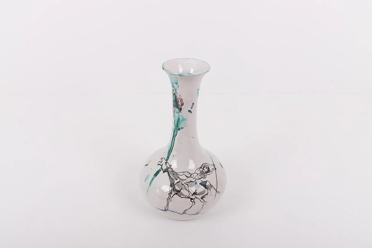 Ceramic vase by Agenore Fabbri, 1960s 1