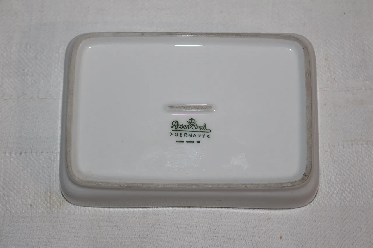 Scatola in ceramica con foto dello Scià di Persia e famiglia-anni '70 4