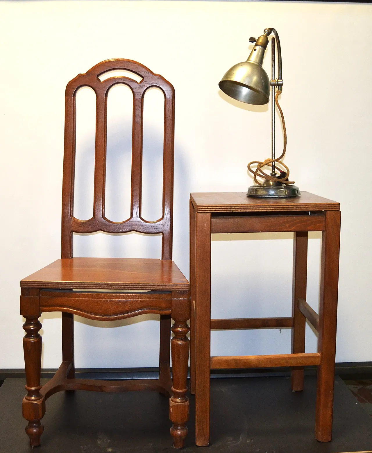 Lampada industriale da tavolo, primi '900 6