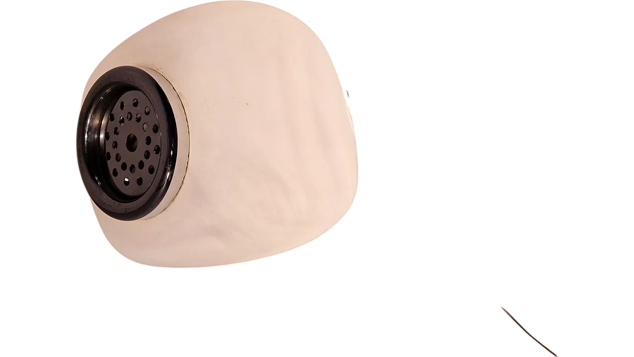 Lampada Flower in ottone cromato e vetro di Valenti Luce, anni '60 10