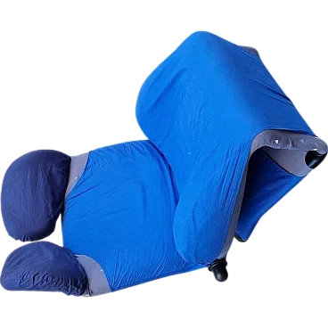 Chaise longue Wink in tessuto di Toshiyuki Kita per Cassina, anni '80