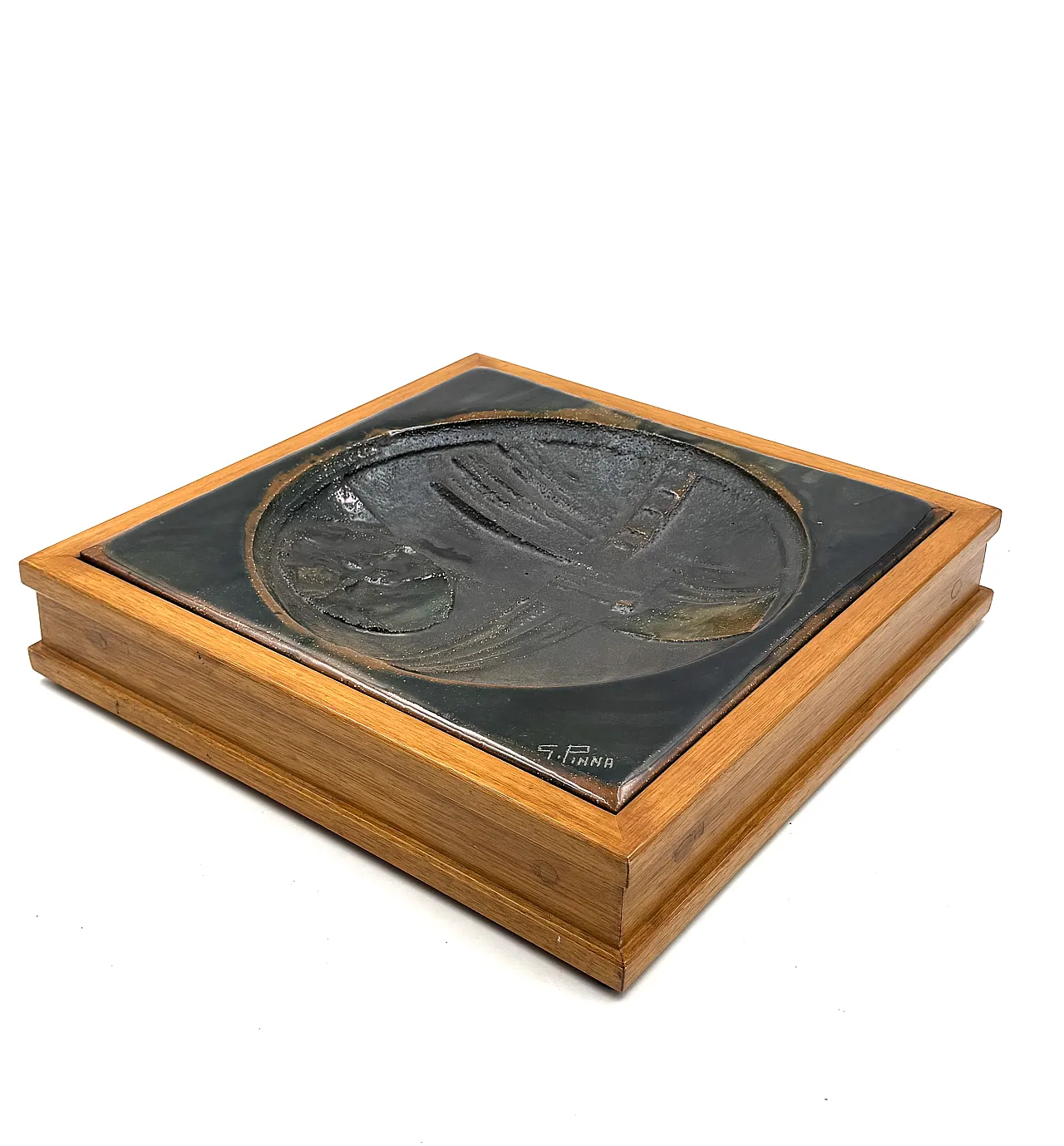 Ceramic centerpiece by Gianni Pinna, 70s 12