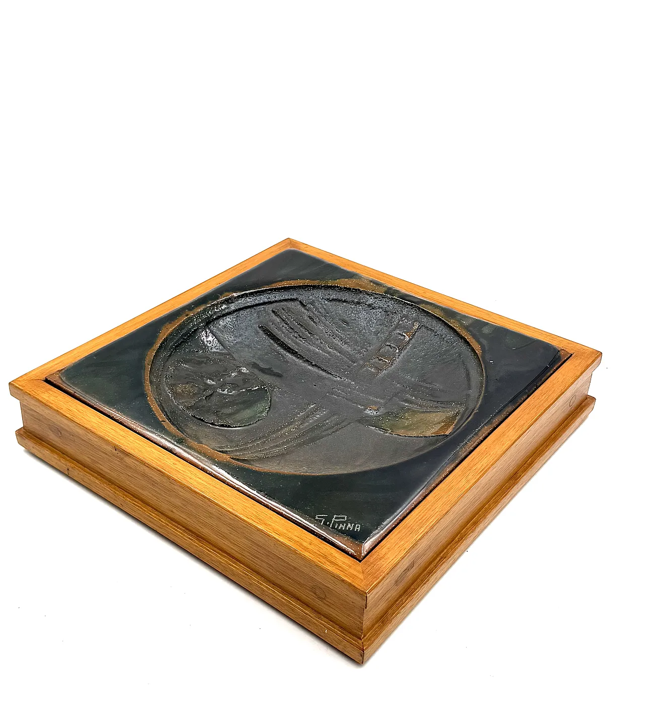 Ceramic centerpiece by Gianni Pinna, 70s 13