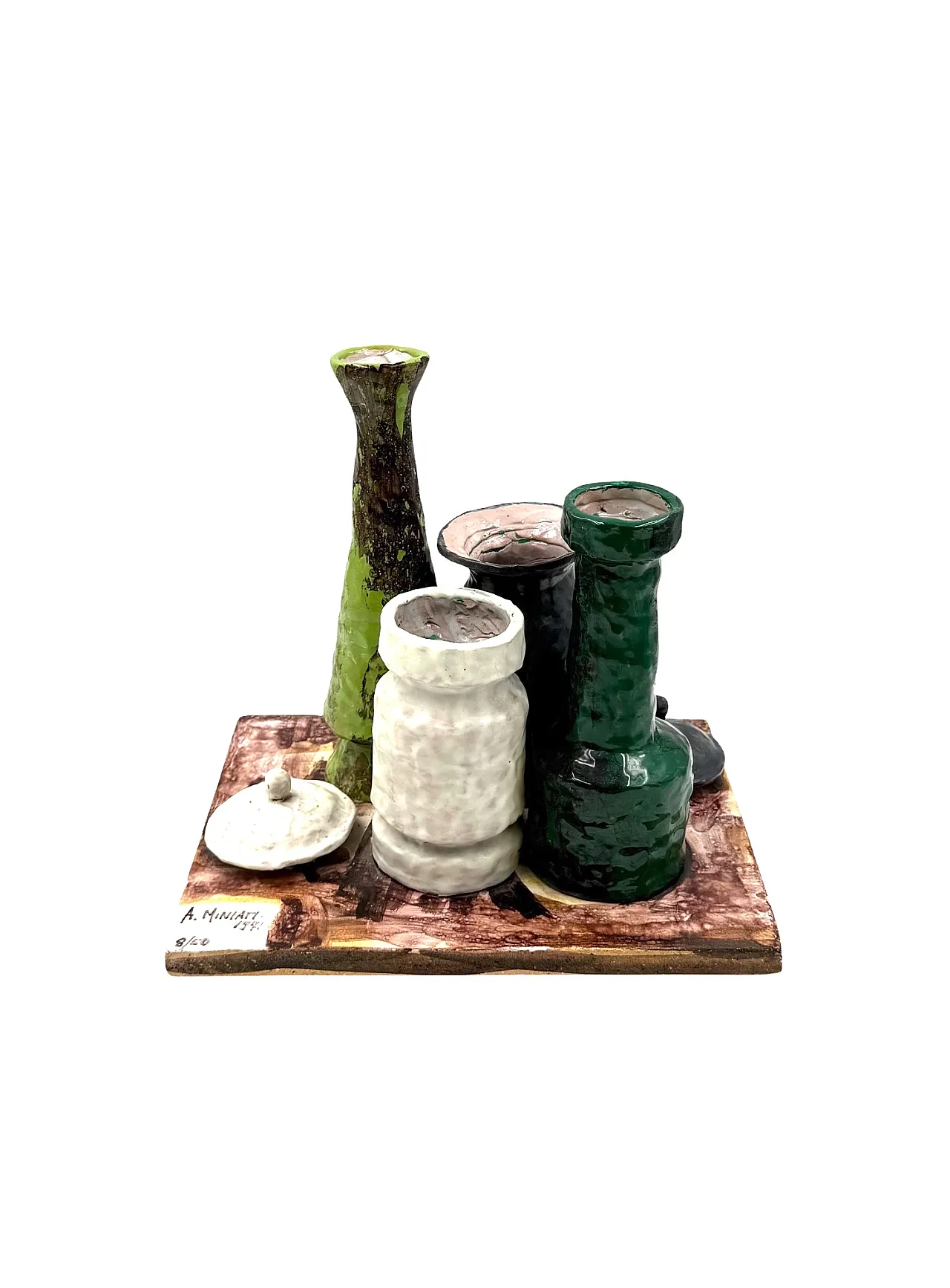 Morandi allegory sculpture, ed. 8/50, by Arnaldo Miniati, 1971 5