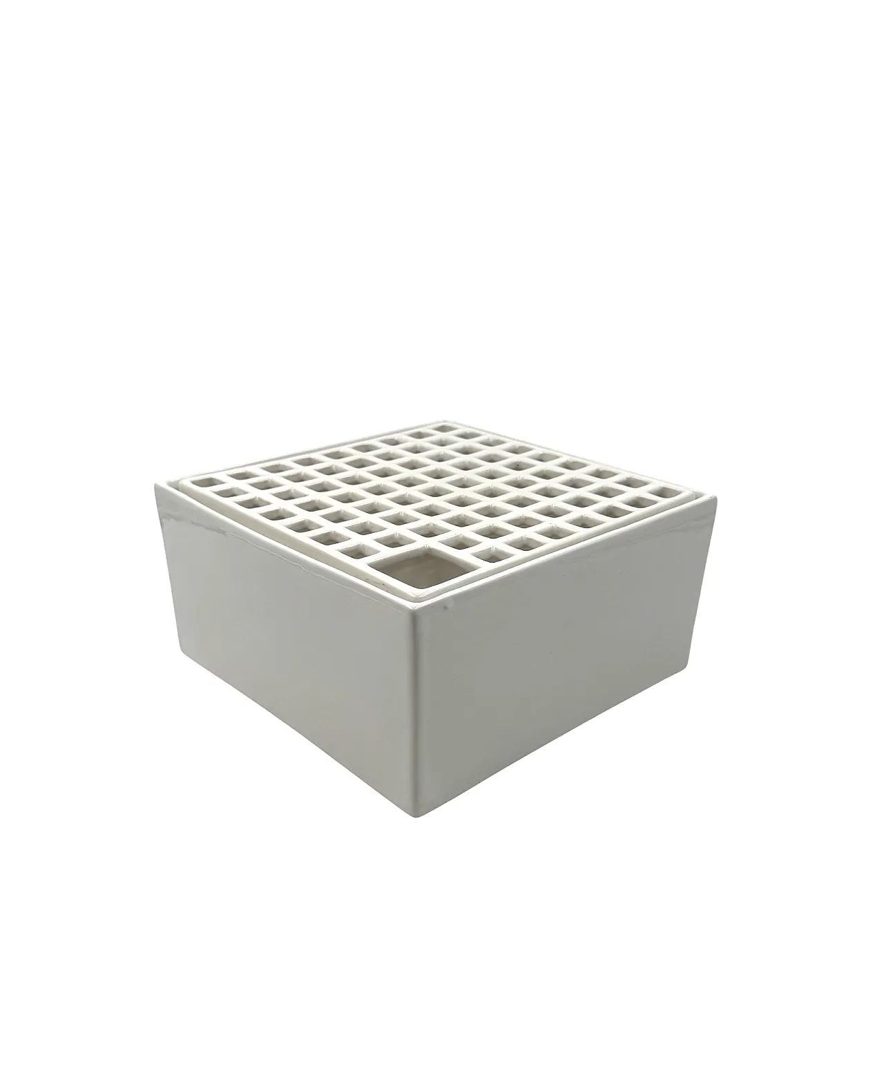 White Space Age Mod. Ikebana C Ceramic Vase by Studio Opi, 70s 8