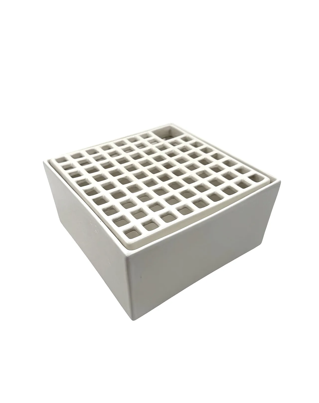 White Space Age Mod. Ikebana C Ceramic Vase by Studio Opi, 70s 12