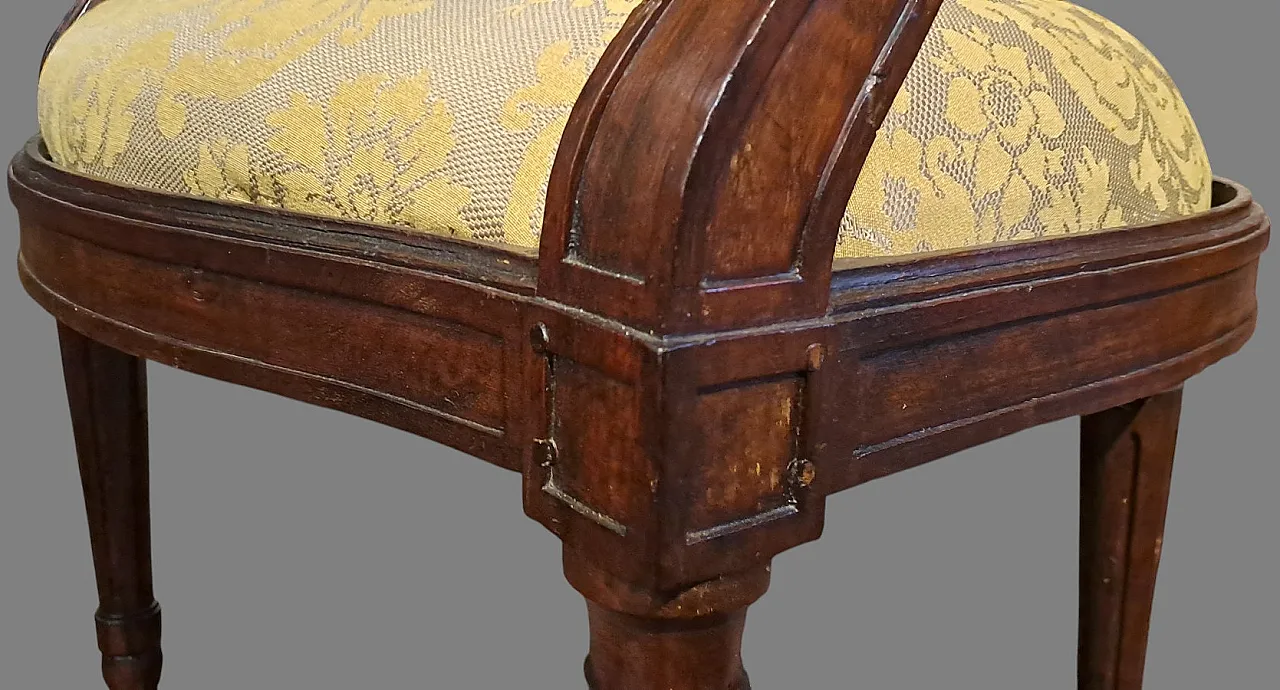 Coppia di poltrone Luigi XVI di manifattura piemontese, '800 22