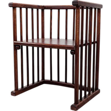 Sedia Barrel vintage nello stile di Josef Hoffmann, anni '90