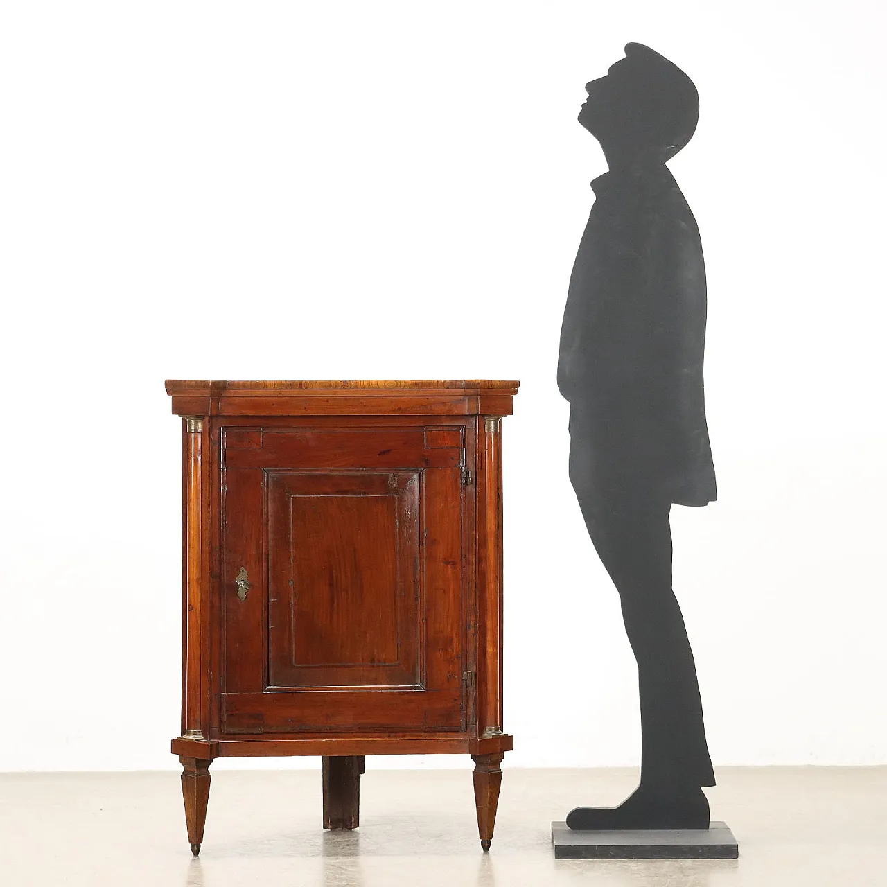 Credenza ad angolo in noce, '800 2