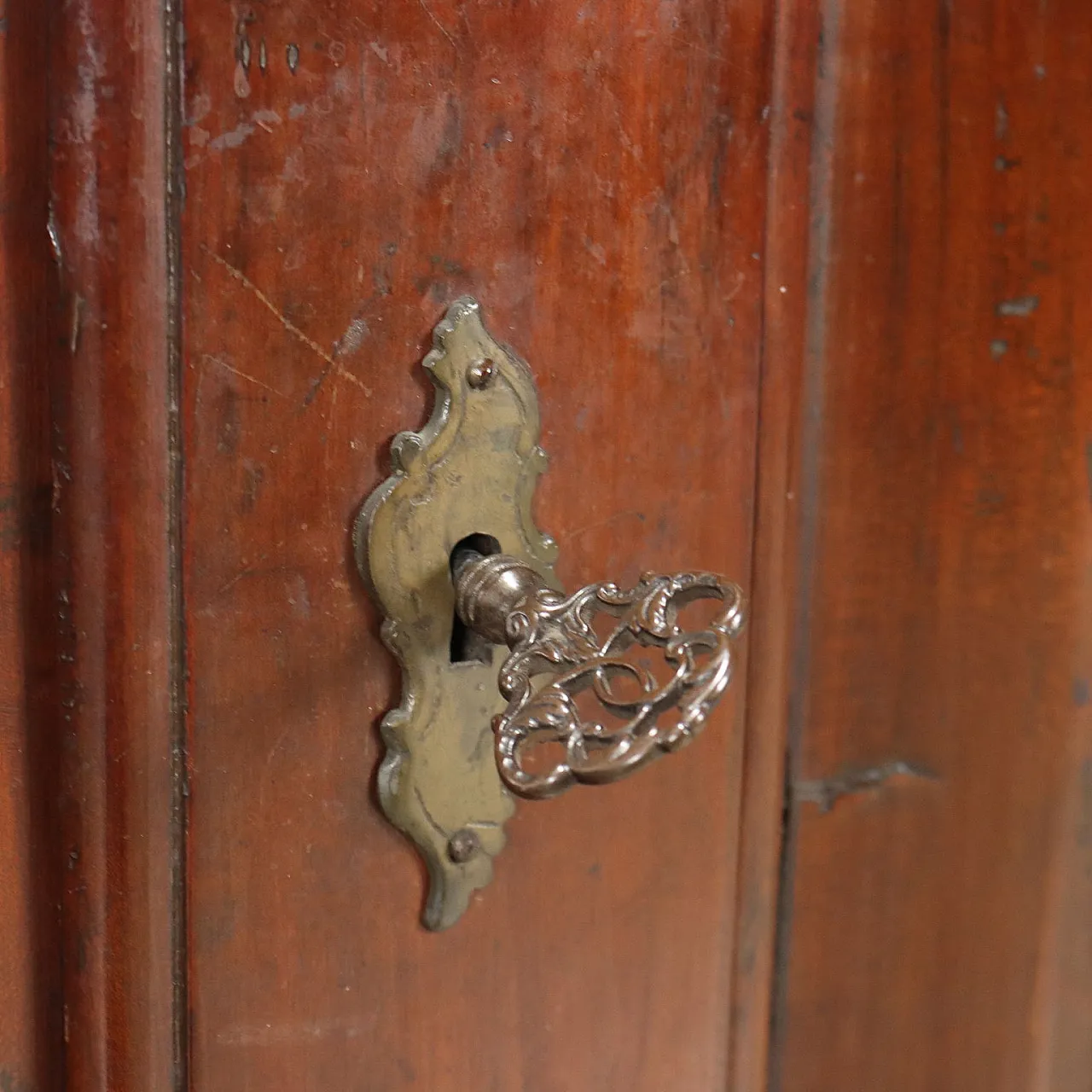 Credenza ad angolo in noce, '800 5