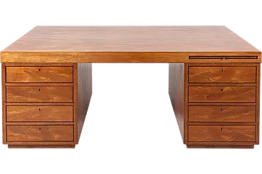 Scrivania esecutiva grande moderna di CB Hansen Etabl., Danimarca, anni '60