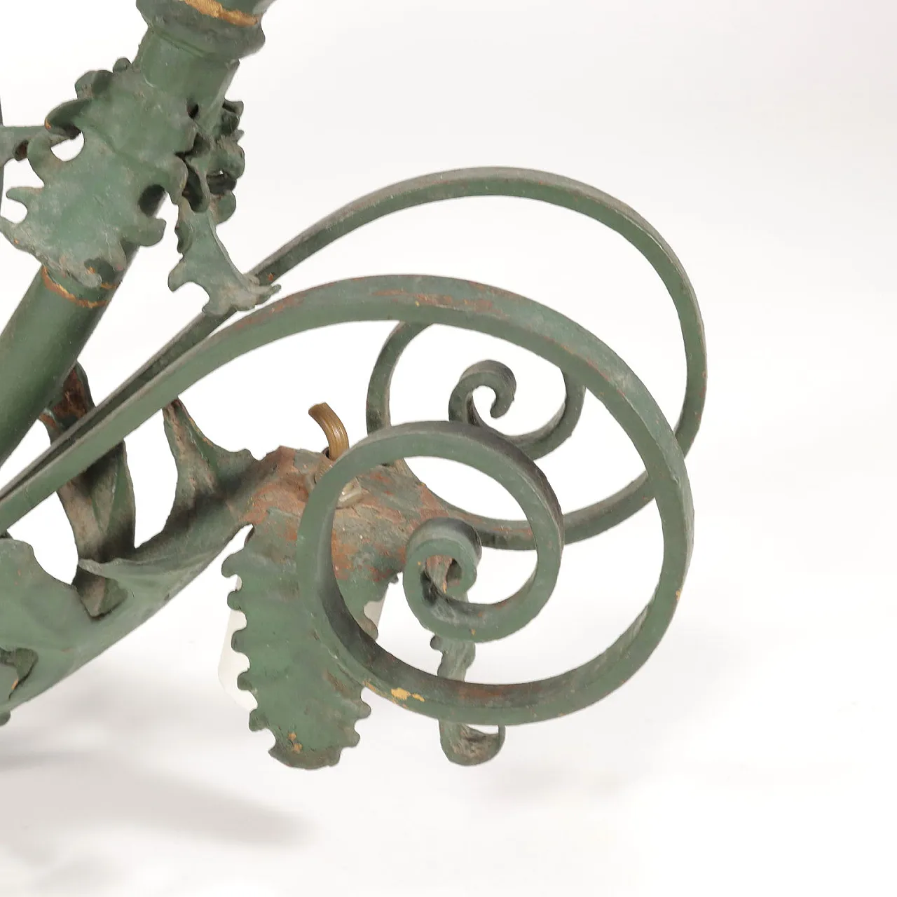 Coppia di applique decorate con motivi fitomorfi in stile liberty, del '800 4