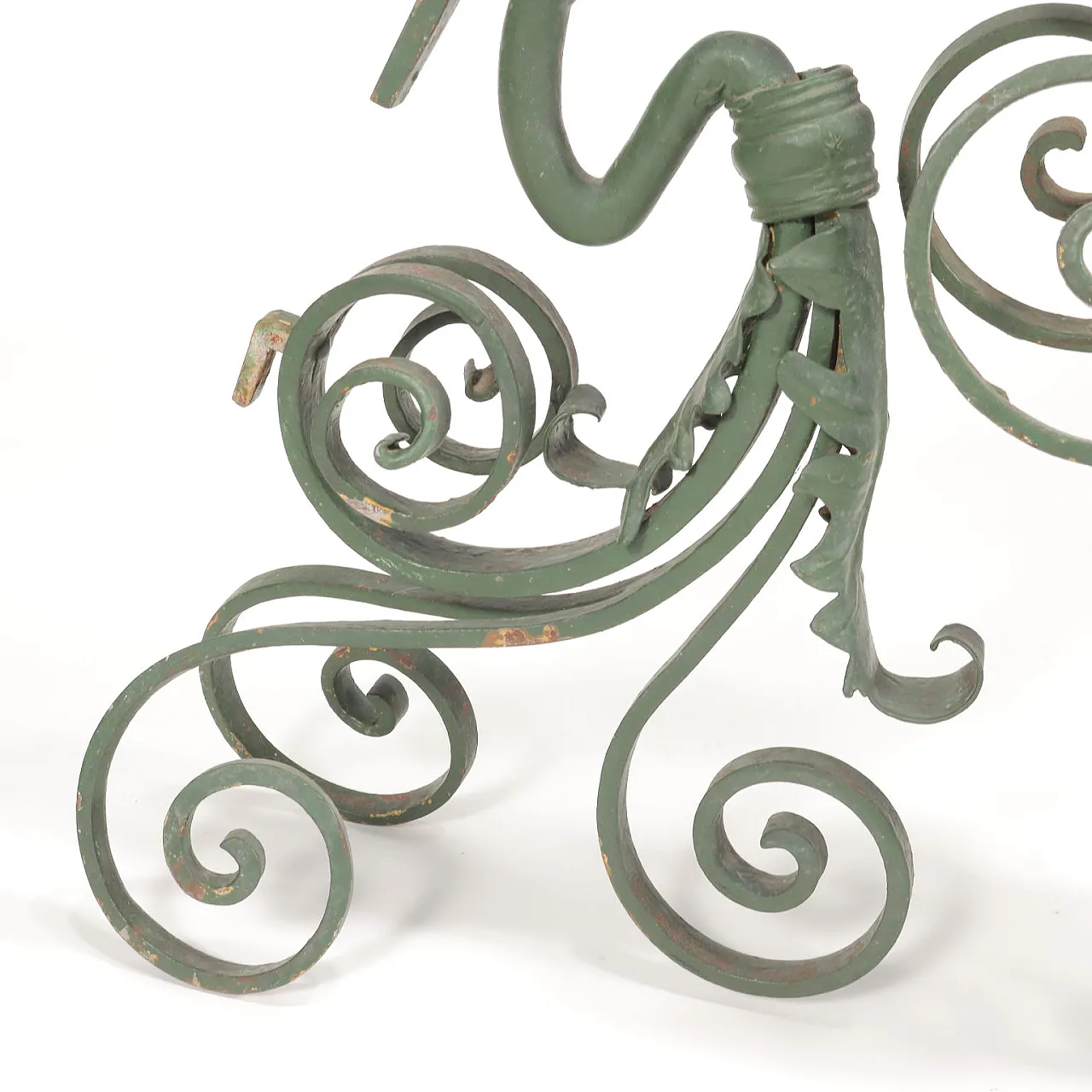 Coppia di applique decorate con motivi fitomorfi in stile liberty, del '800 8