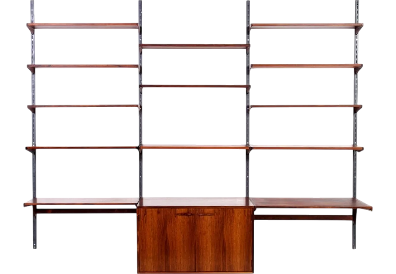 Wall unit by Kai Kristiansen for Feldballes Møbelfabrik, 1960s 22