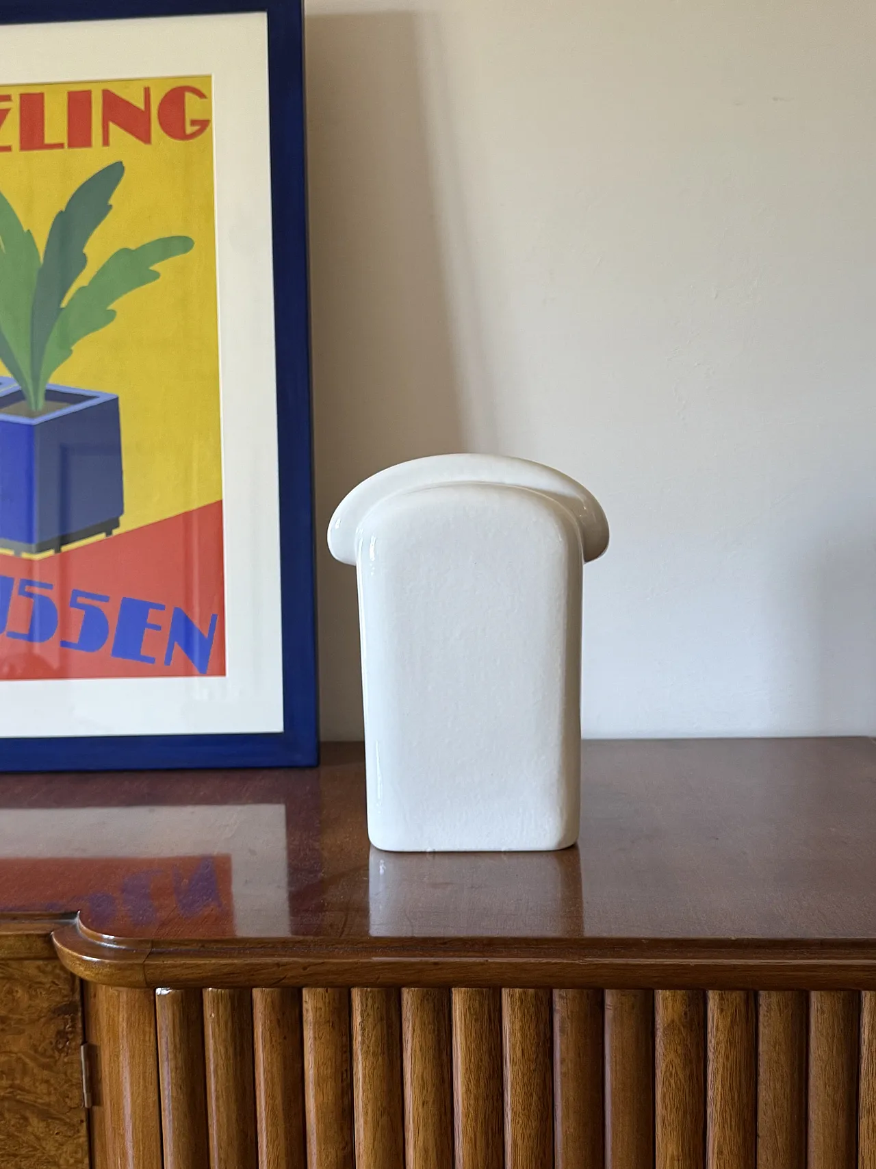 Sergio Asti, Modern Ceramic Vase, Gabbianelli Italy ca. 1970 3