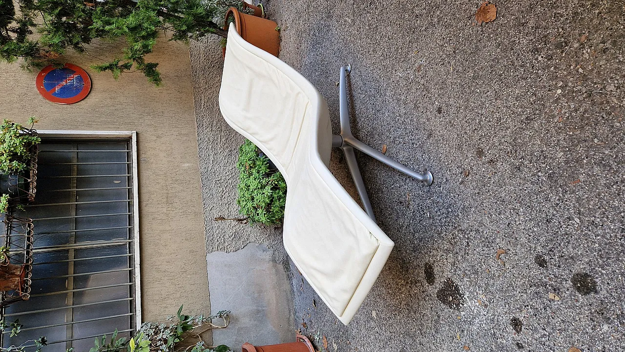 Chaise longue Larus Massage in pelle di Poltrona Frau, anni 2000 4