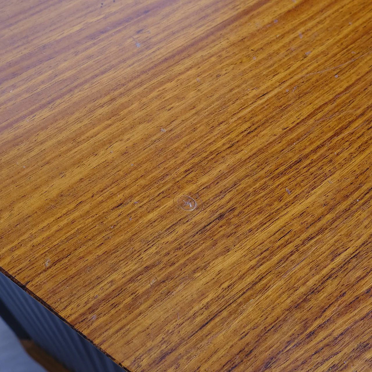 Wood TV stand cabinet attributed to Vittorio Dassi, 1960s 44