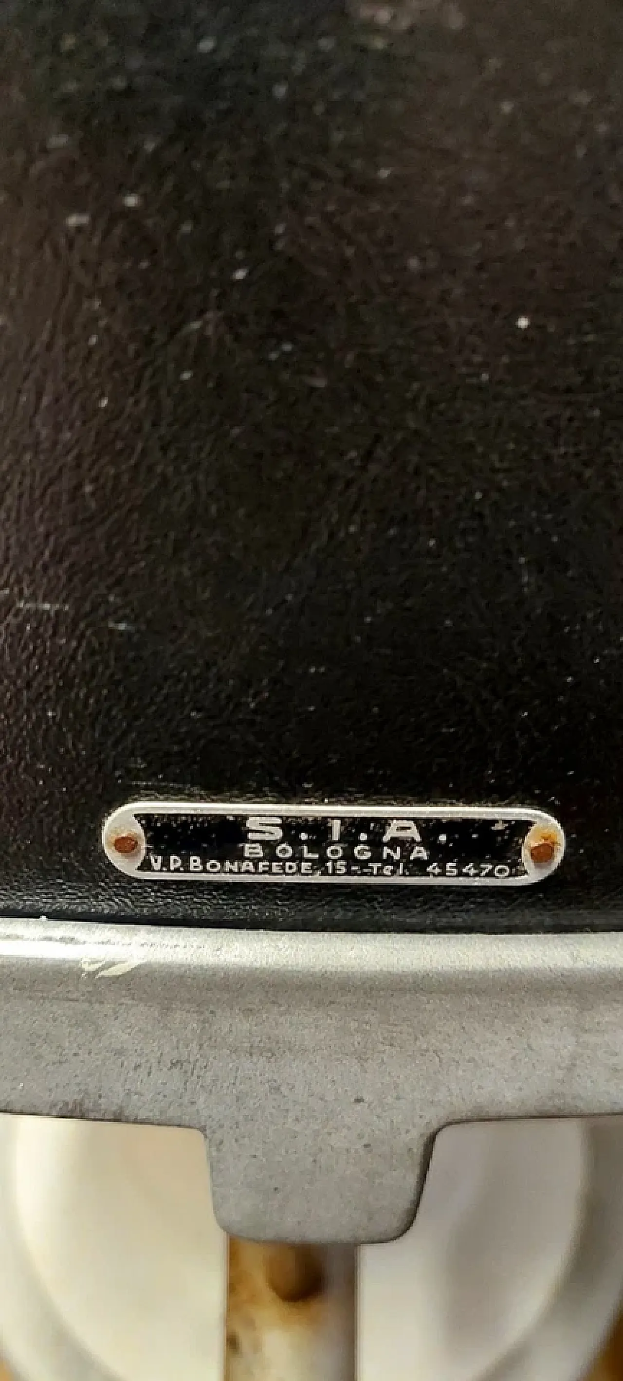 Aluminium and leather barber's armchair, mid-19th century 8