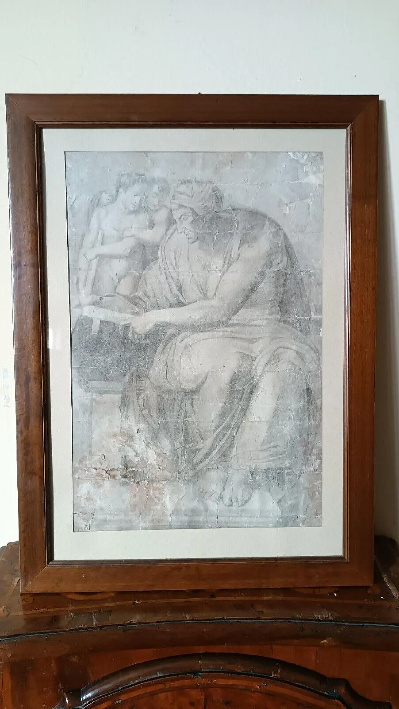 Disegno Michelangiolesco a matita, '700 1