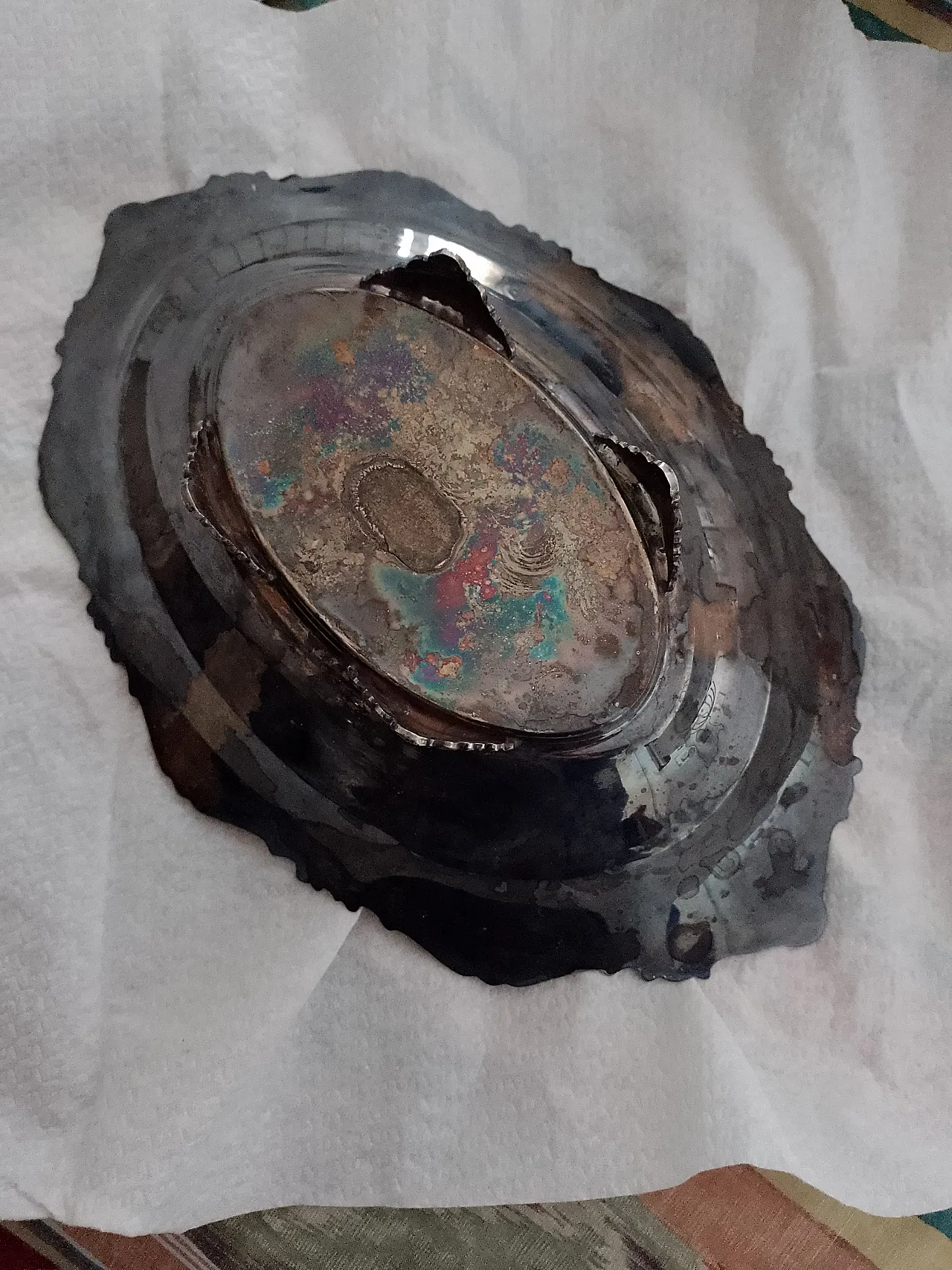 Vassoio in argento, '800 2