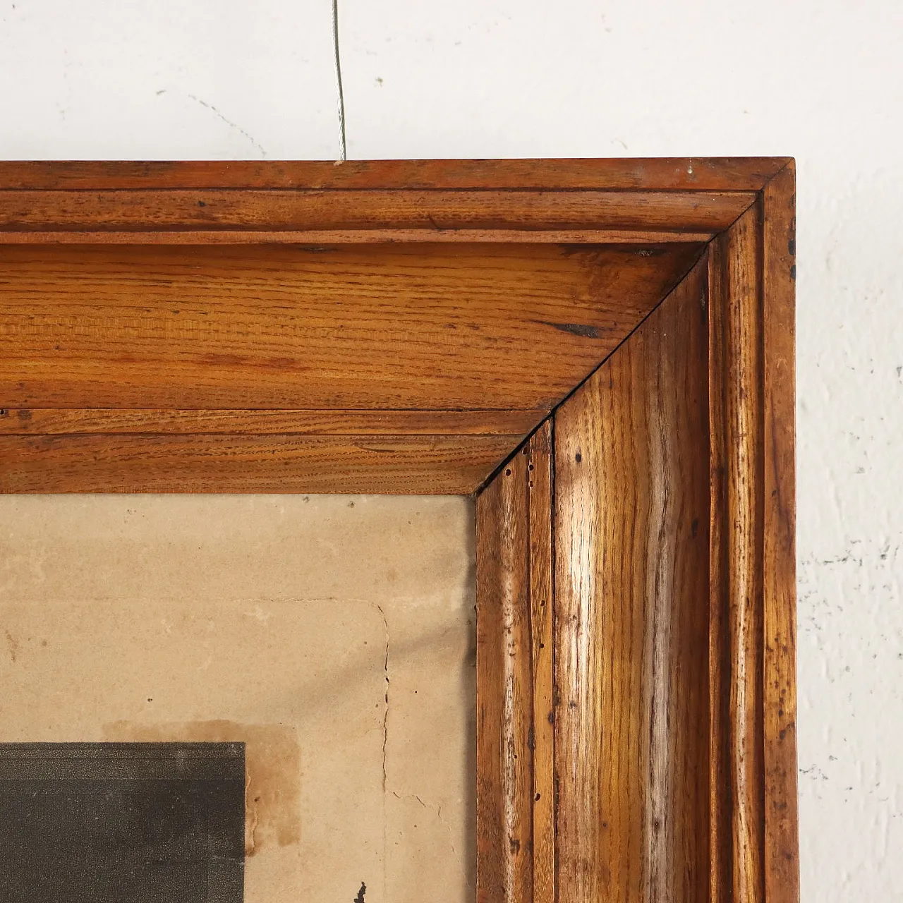 Lavanda dei piedi, stampa in cornice Impero in olmo, '800 4