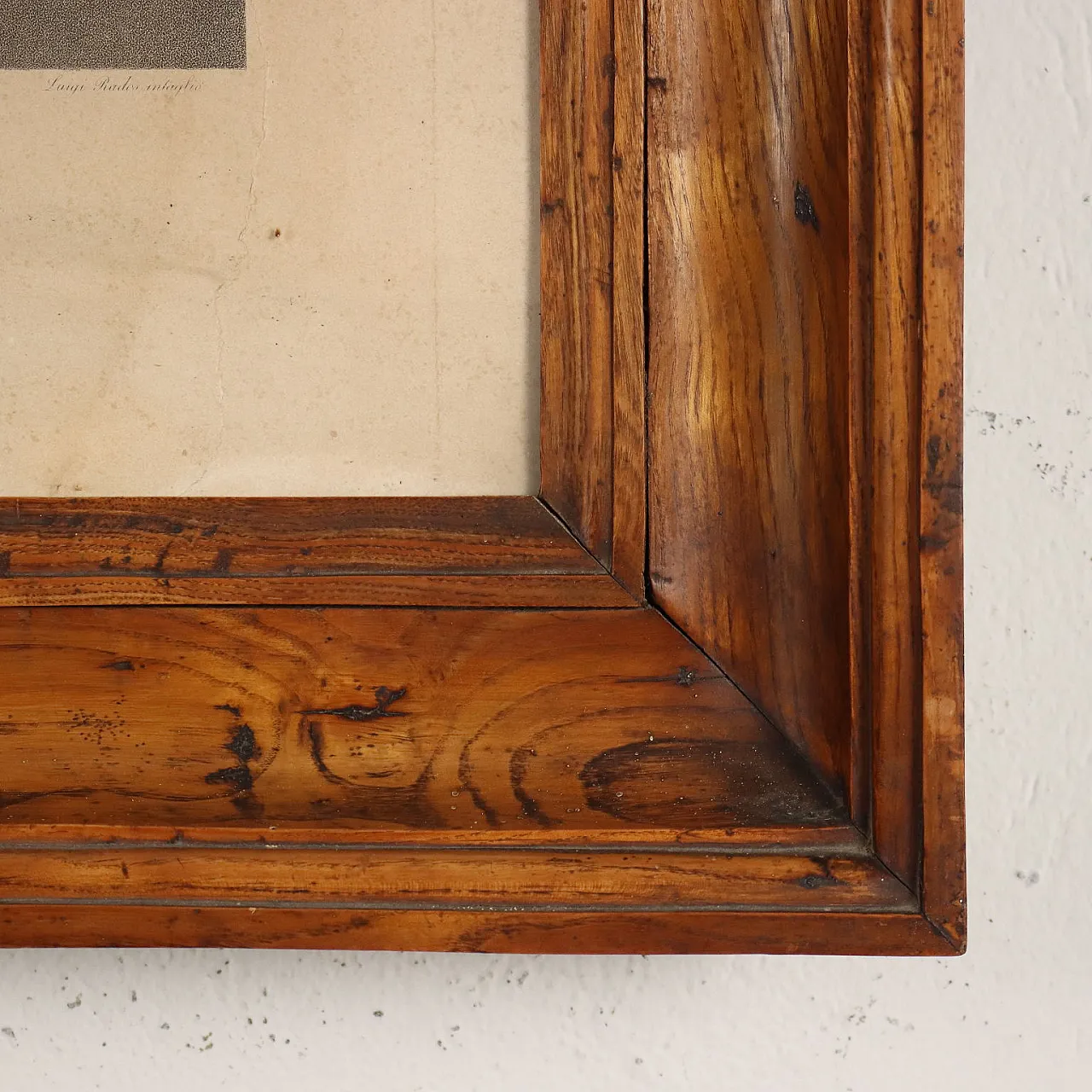 Lavanda dei piedi, stampa in cornice Impero in olmo, '800 6