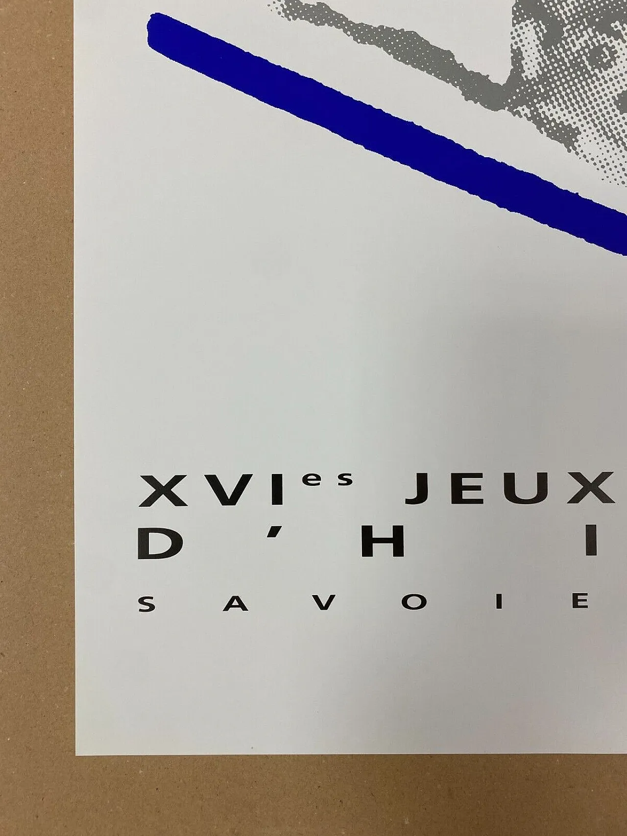 Anonymous, 1992 - Albertville 92 - SPEED SKIING - Original Vintage Poster 7