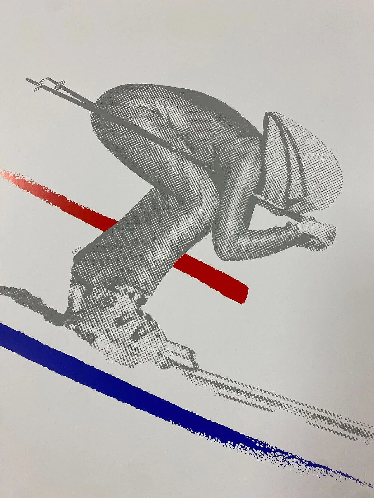 Anonymous, 1992 - Albertville 92 - SPEED SKIING - Original Vintage Poster 16