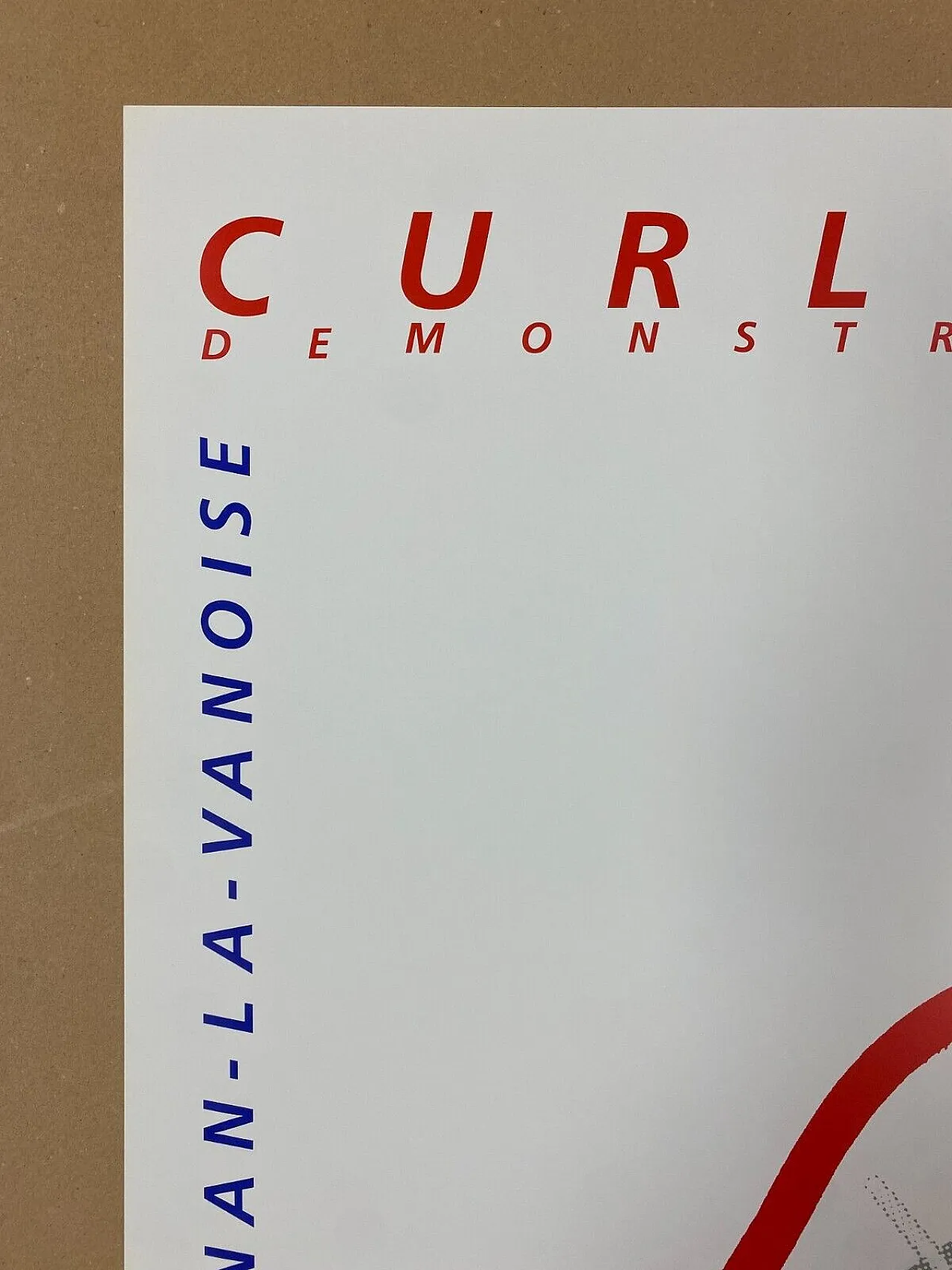 Albertville 92 - Anonymous, 1992 - CURLING - Original vintage poster 5