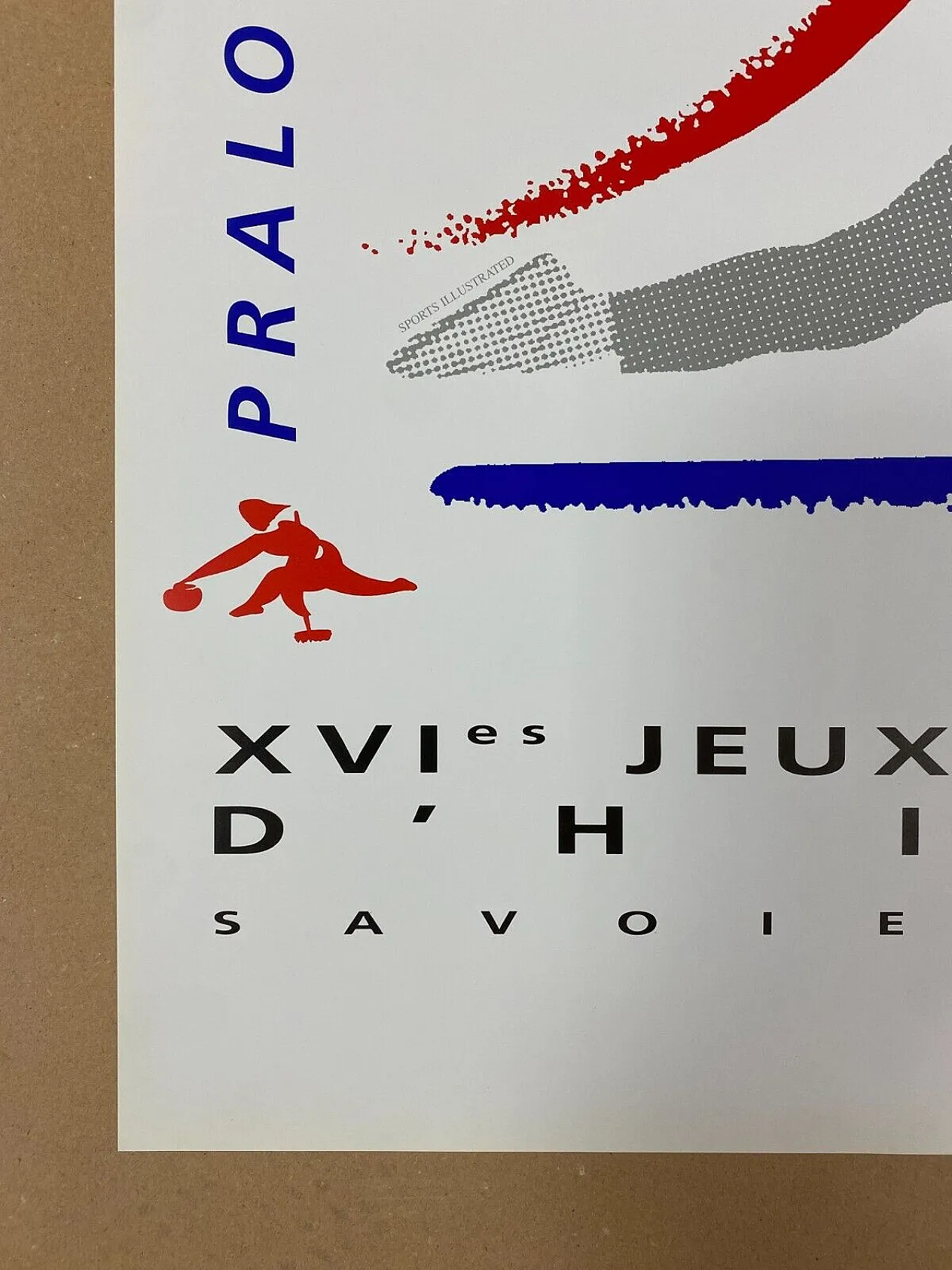 Albertville 92 - Anonymous, 1992 - CURLING - Original vintage poster 7