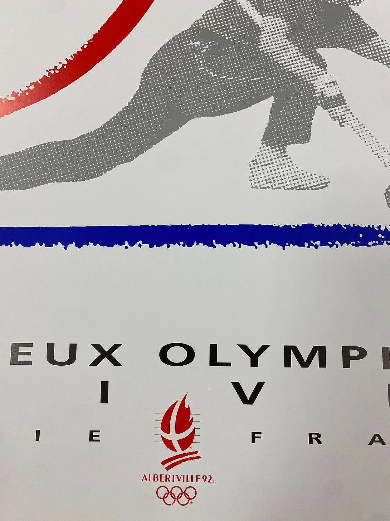 Albertville 92 - Anonymous, 1992 - CURLING - Original vintage poster 10