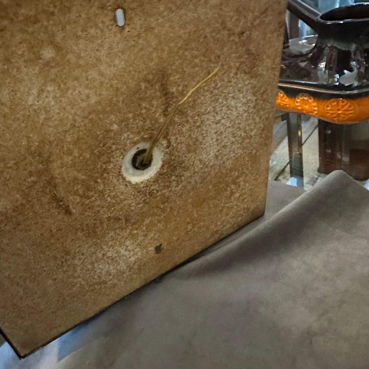 Coppia di applique in vetro blu di Veca, anni '70 5