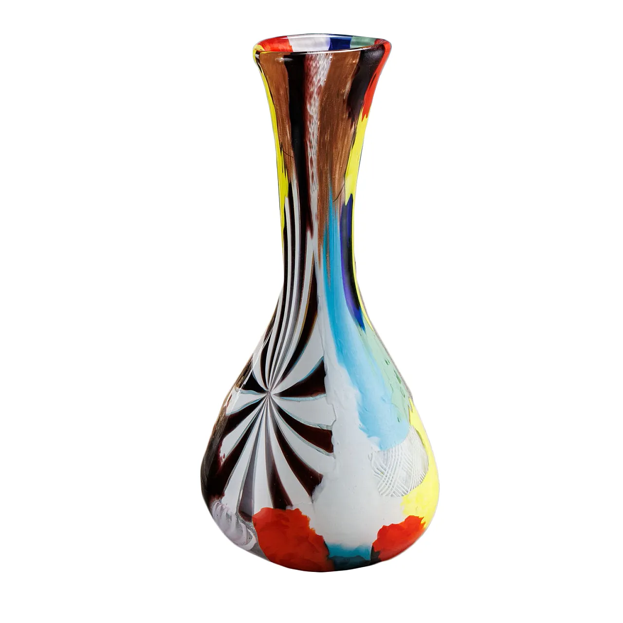 Oriente glass vase by Dino Martens, late 20th century 1