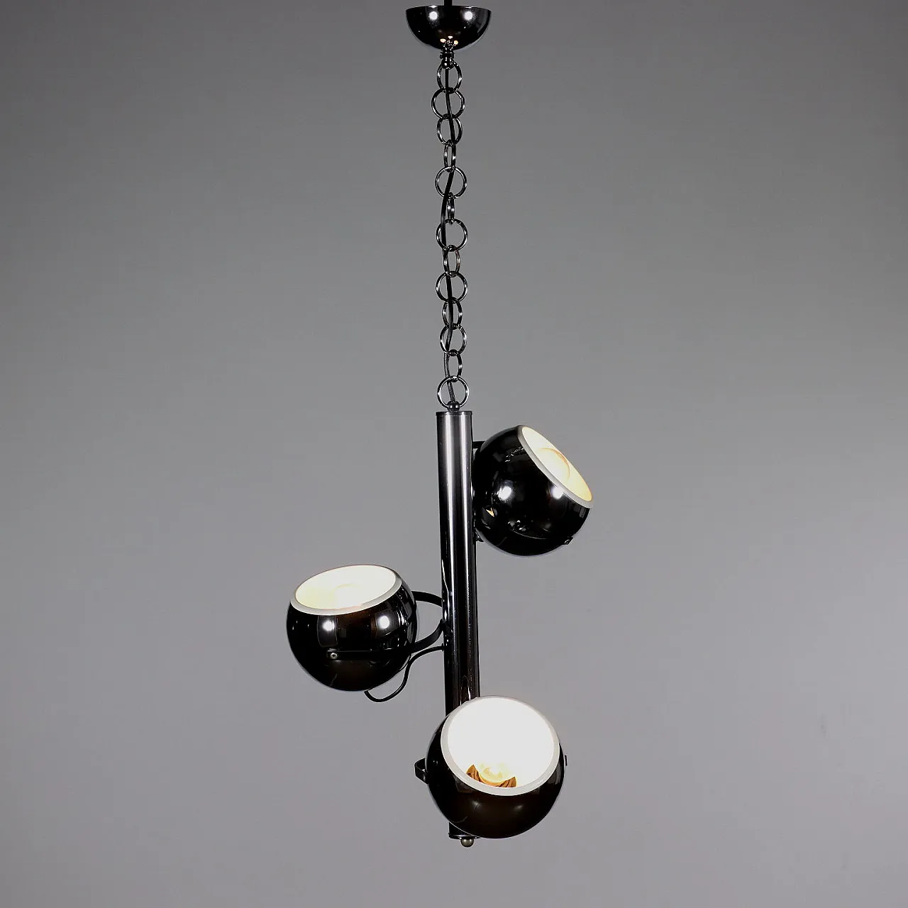 Ceiling lamp with adjustable diffusers, 1960s 3