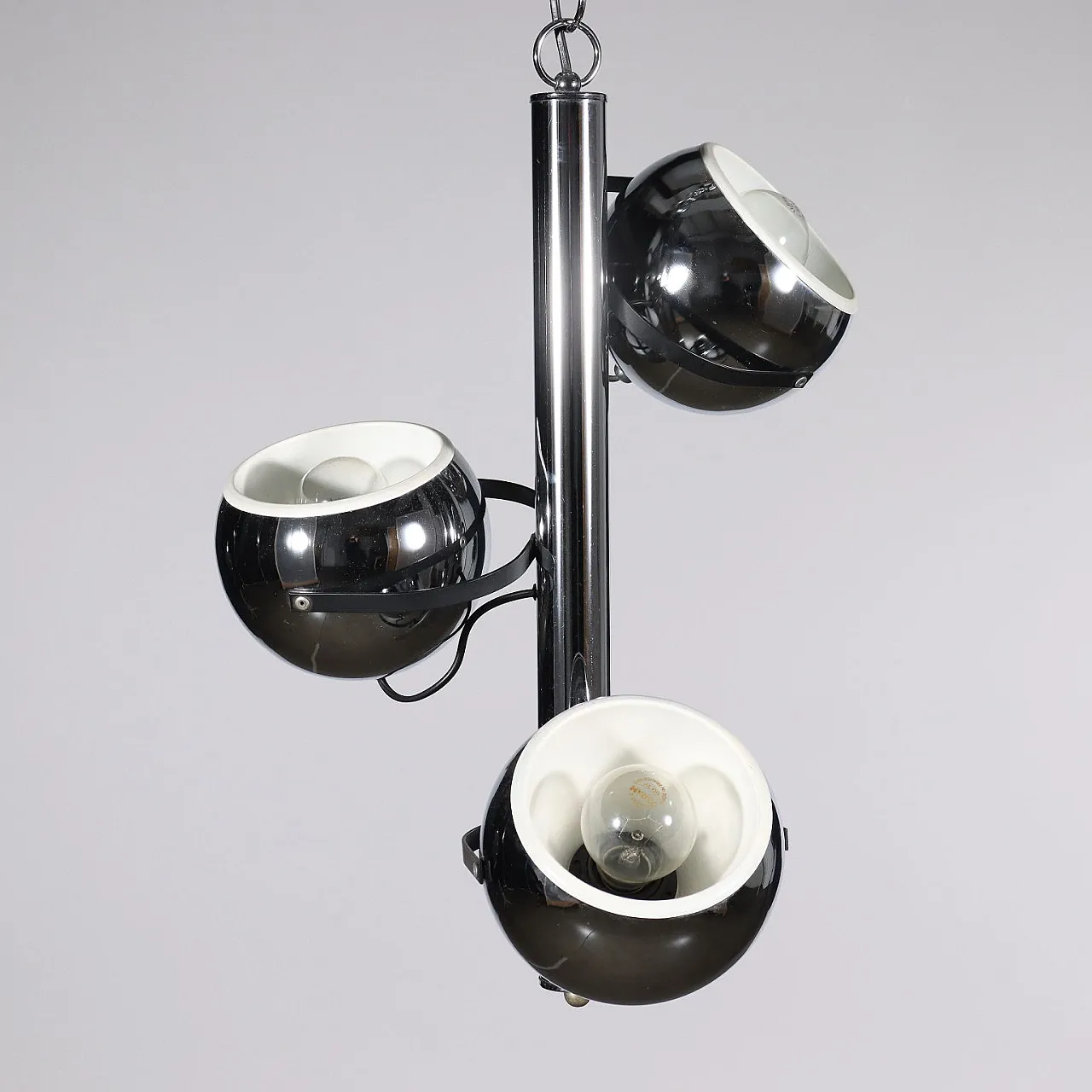 Ceiling lamp with adjustable diffusers, 1960s 4