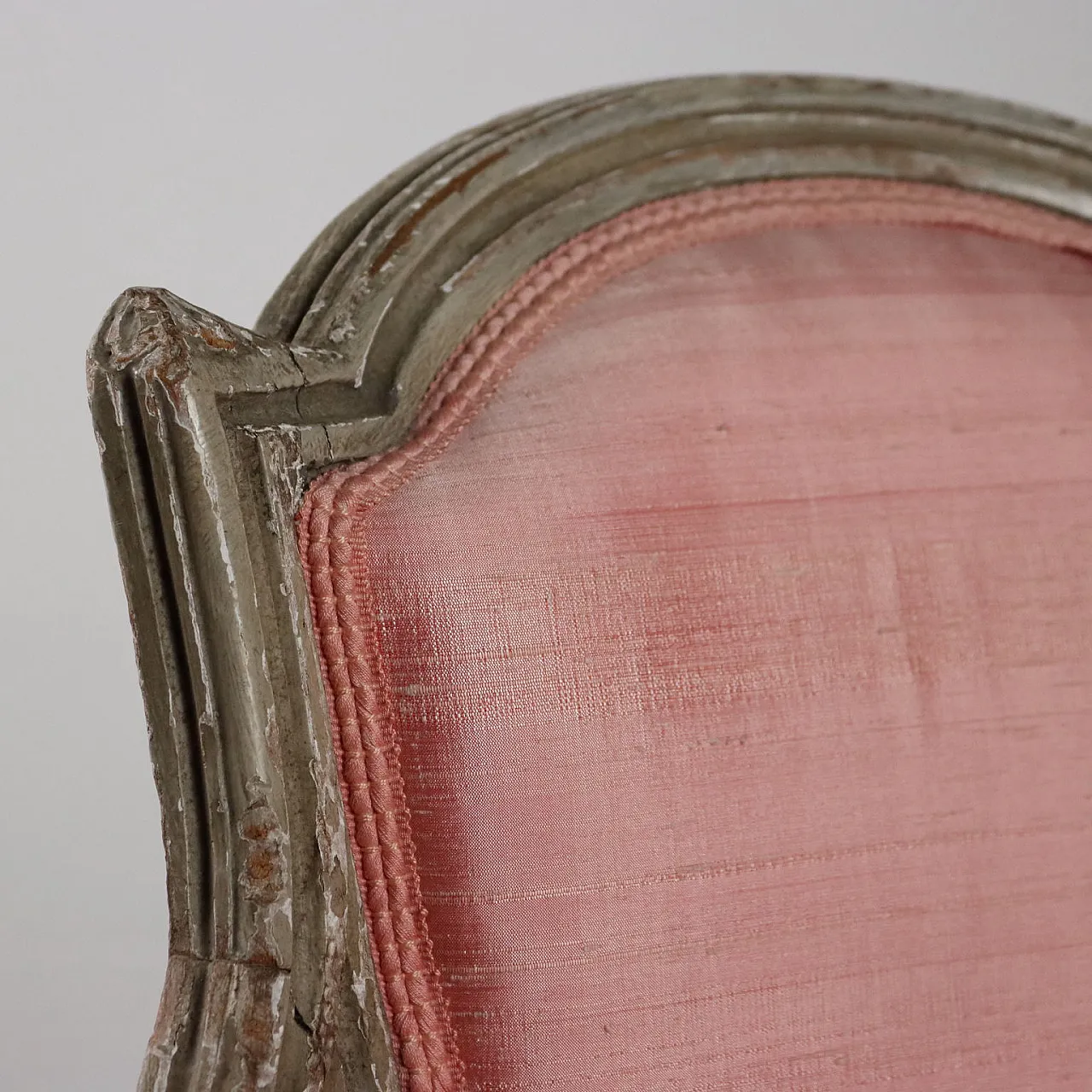 Poltroncina in legno e tessuto, '900 4