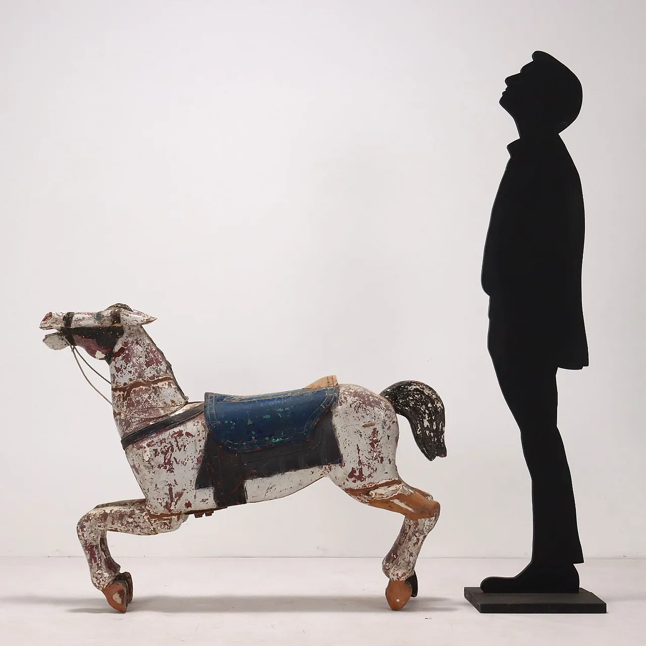 Cavallo da giostra in legno, fine '800 2