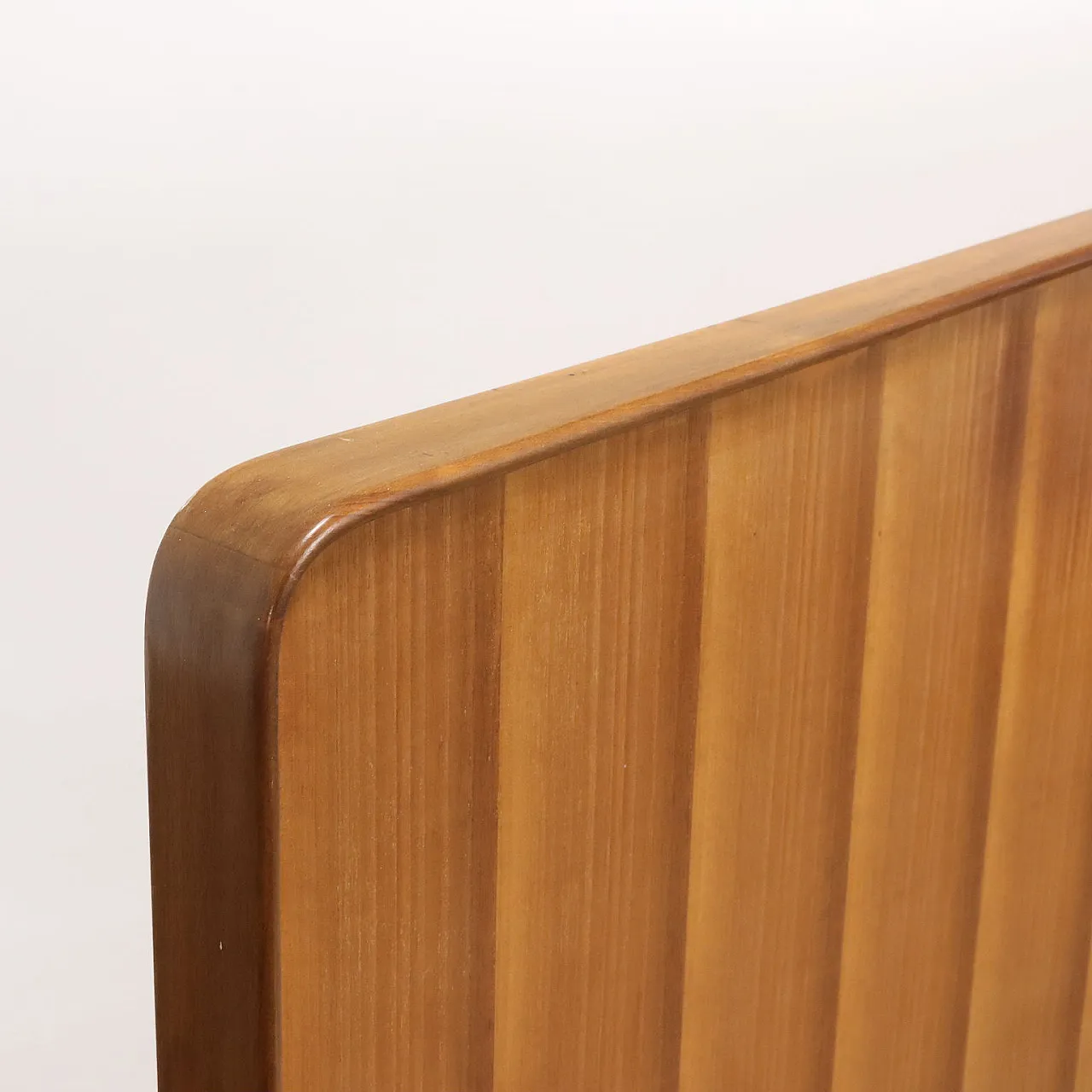 Vintage Double Bed Tanganyka Walnut Veneer Italy 1960s 4