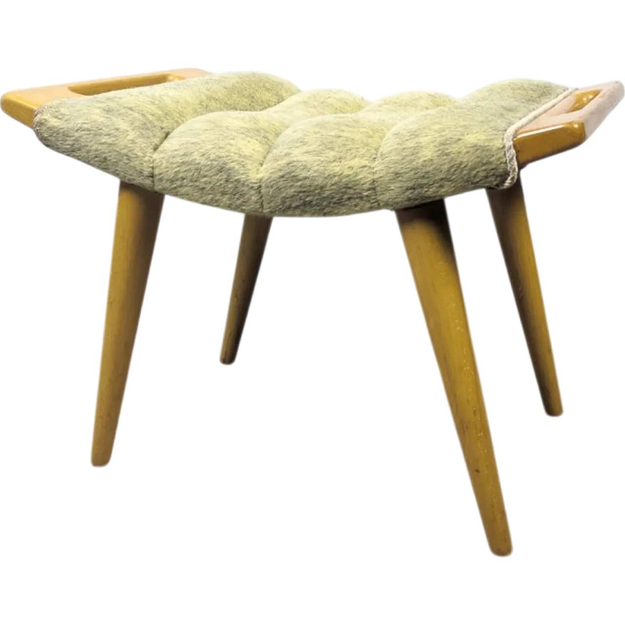 Mid-Century footstool attributed to Hans J. Wegner, 1960s 13